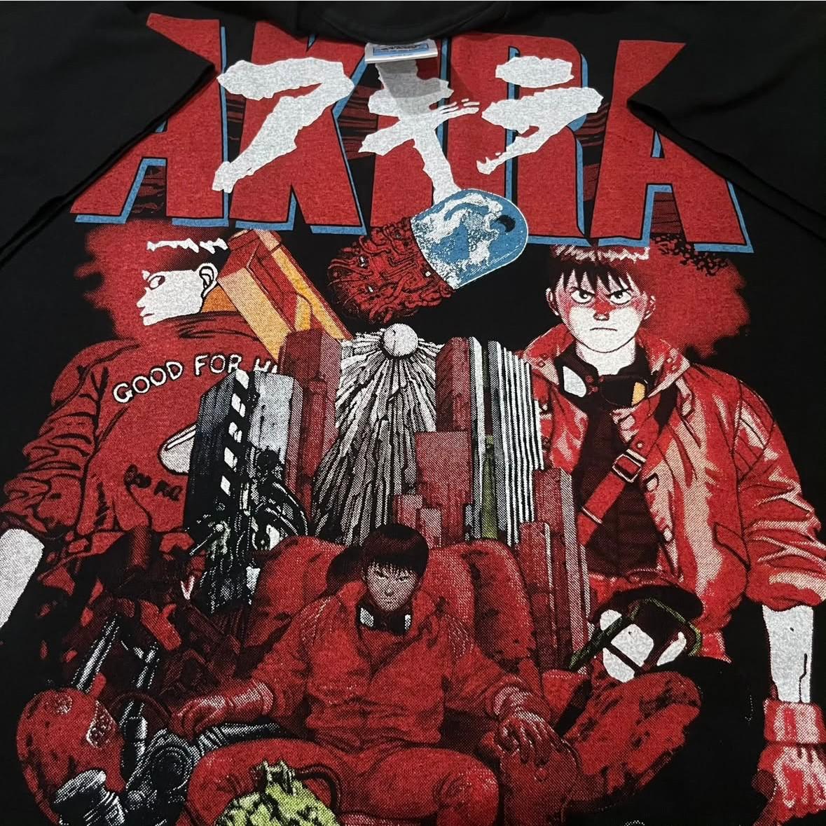 Akira Anime 80s Japan Rare Movie Vintage Size L Single Stitch T-Shirt REPRINT L
