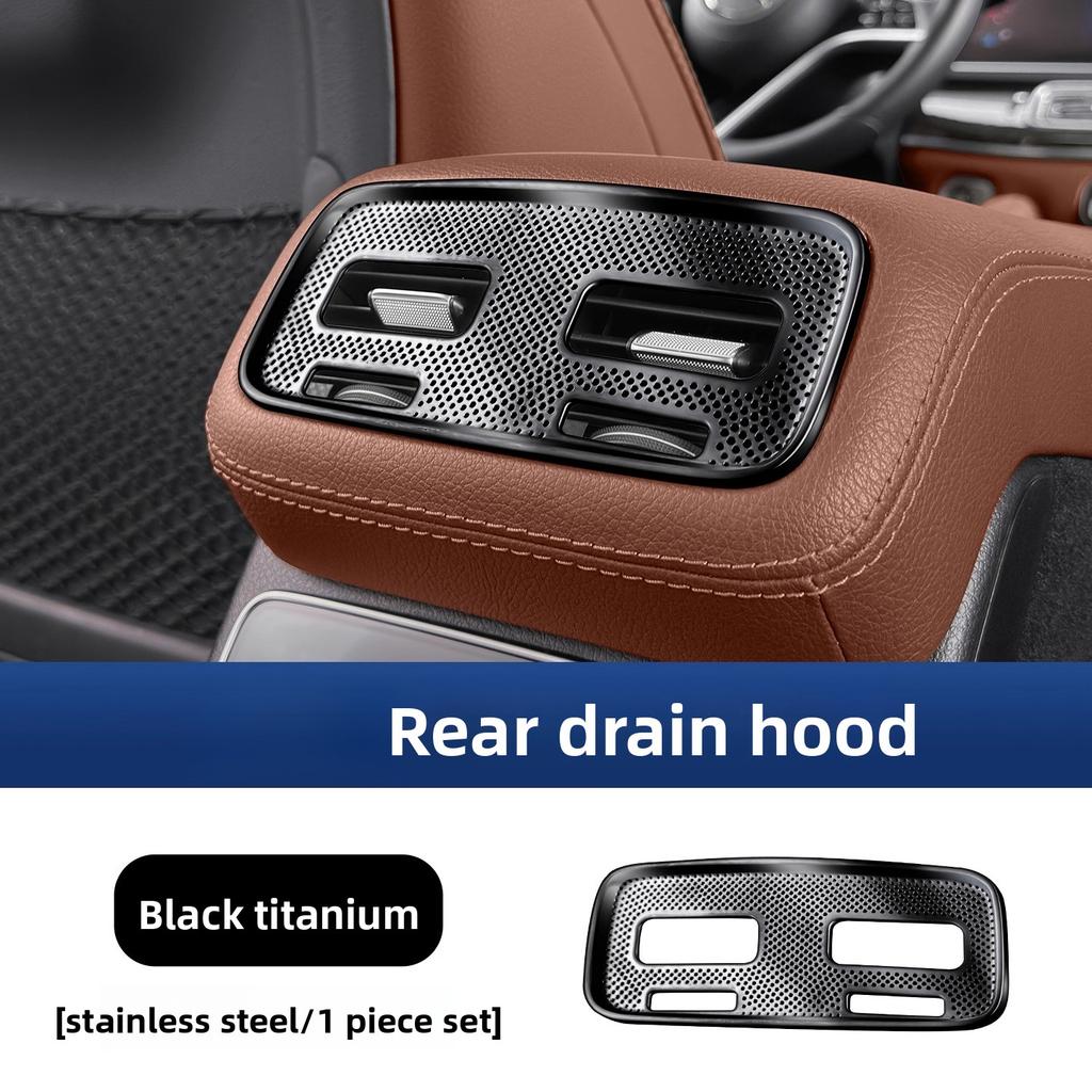 For Mercedes-Benz W167 GLE X167 GLS V167 GLE coupe interior rear exhaust air outlet protection cover dust cover supplies +