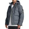 Under Armour Thick Hooded Jacket Men Tops Gray 1378830-002