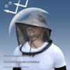 Men's Large Brim UV-Blocking Fishing Hat with Insect-Proof Net
