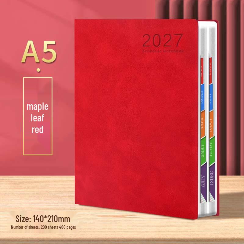 Cross-border English A5 Schedule Book: Custom Logo High-Value Notebook Planner In Stock