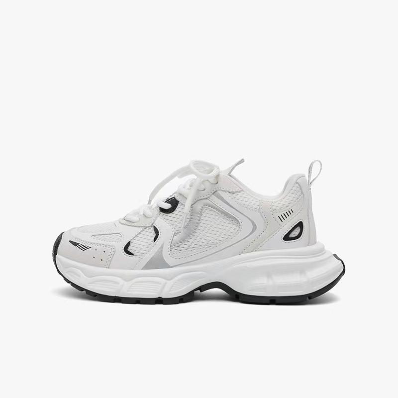 2025 new Korean version of fashion casual sports shoes popular versatile platform dad shoes breathable high-value women's shoes