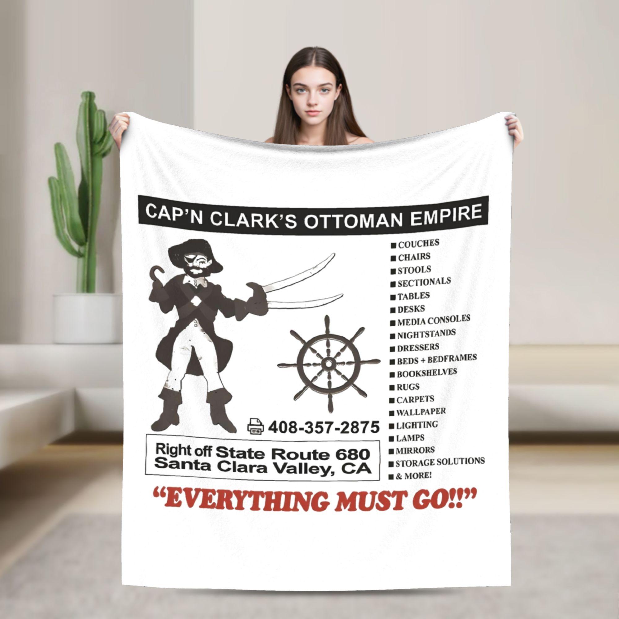 Exquisite Fashion Items Unisex Capn Clarks Ottoman Empire Backrooms Series Blanket Flannel Decoration Super Soft Throw Blankets For Bed Car Bedspreads