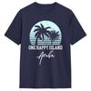 Aruba One Happy Island Souvenir TShirt Leisure TShirts ShortSleeved Awesome Tshirt Summer Cotton Oversized Top Tees
