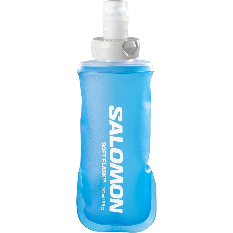 

[Salomon] hydration bottle folding cell phone water bottle 2022 model SOFT FLASK 150ml/5oz 28 (soft flask 150/5 28) LC1916100 Free CLEAR BLUE