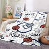 Custom Name Ball Sports Theme Printed Blanket - Perfect for Couch, Bed, Travel & Outdoor Use | Machine Washable, Cozy & Durable.