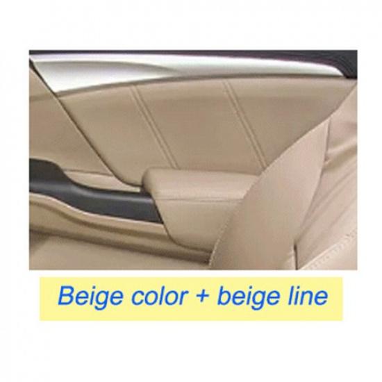 8pcs Leather Car Inner Door Panel Armrest Cover Change For Honda Civic 9th 12-15