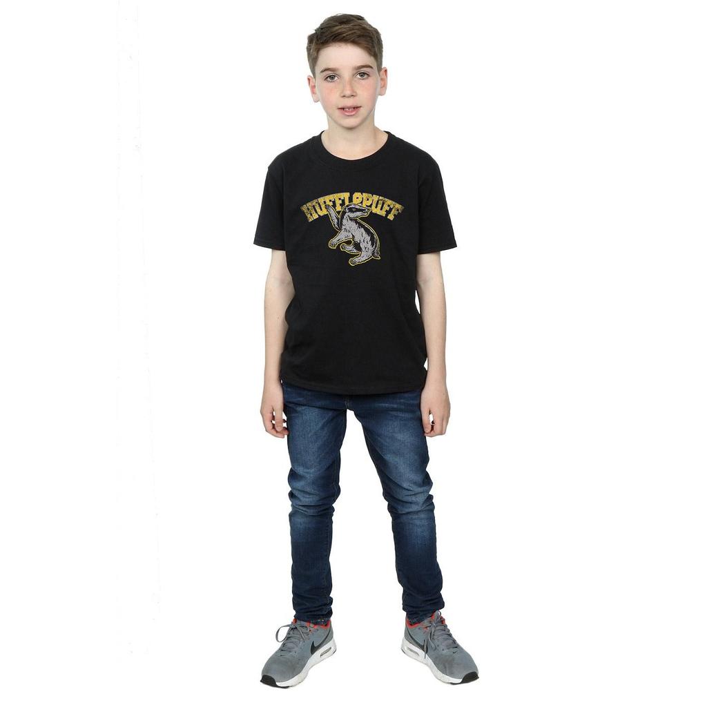 HARRY POTTER Boys Hufflepuff Cotton T-Shirt