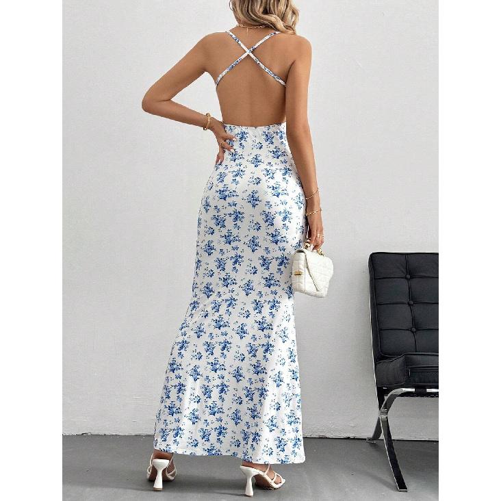 New Year Summer Vacation Beach Music Festival Commuting Work Comfortable Sexy Elegant Women'S Fashion Printed Dress