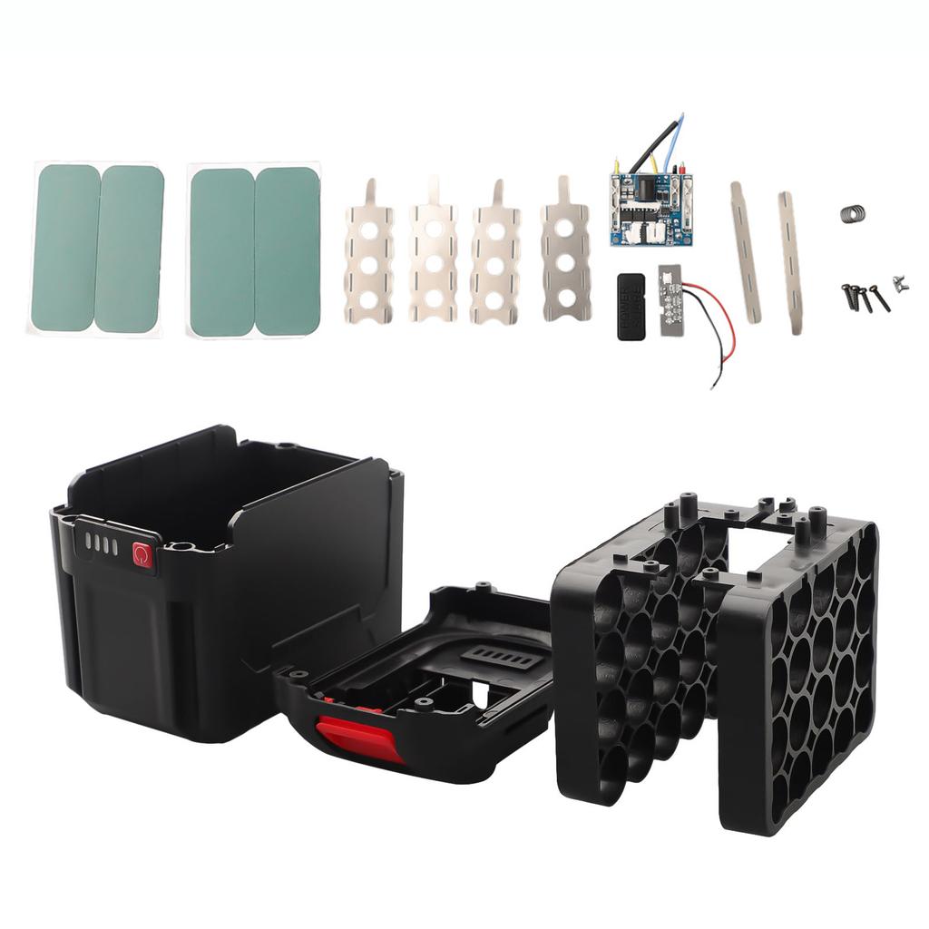 10/15/20cores Battery Shell 1set Accessories Metal PCB Charging Board