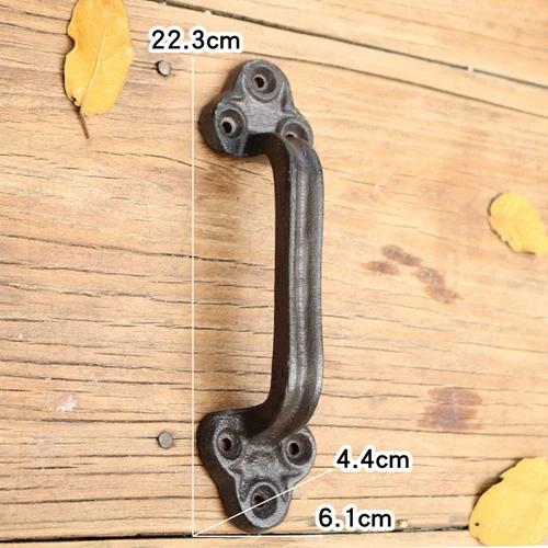 

European Retro Atmosphere Garden Courtyard Cast Iron Craft Door Handle Home Wall Decoration Door Handle