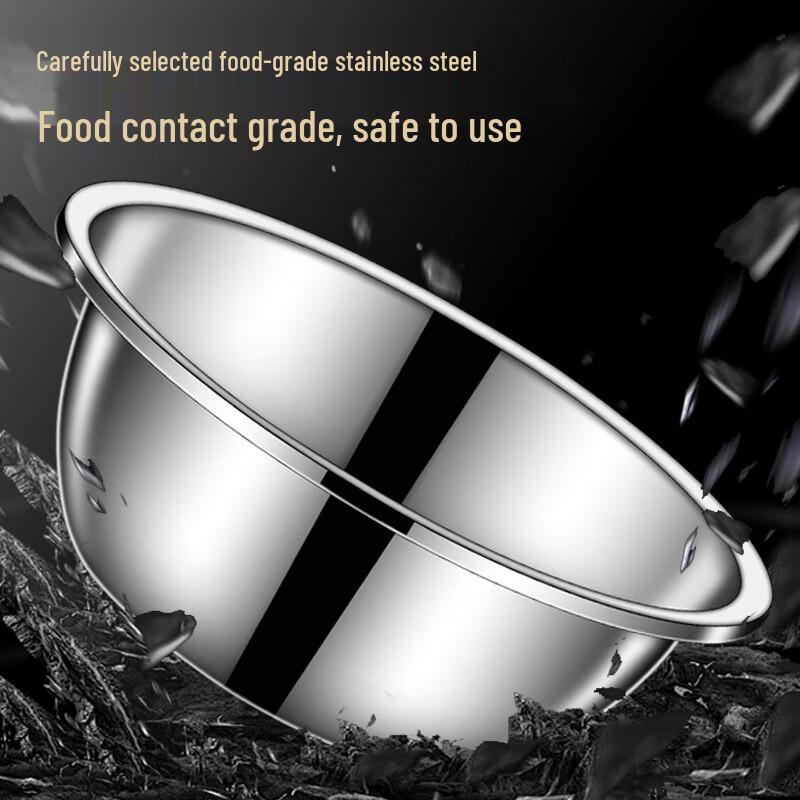 Food-Grade Stainless Steel Round Kitchen Basin
