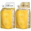 Miracles Moisture & Power Repair Shampoo & Treatment Refill Large Capacity Set Extra Large 1050ml+1050ml Moist Care Bond Repair Series