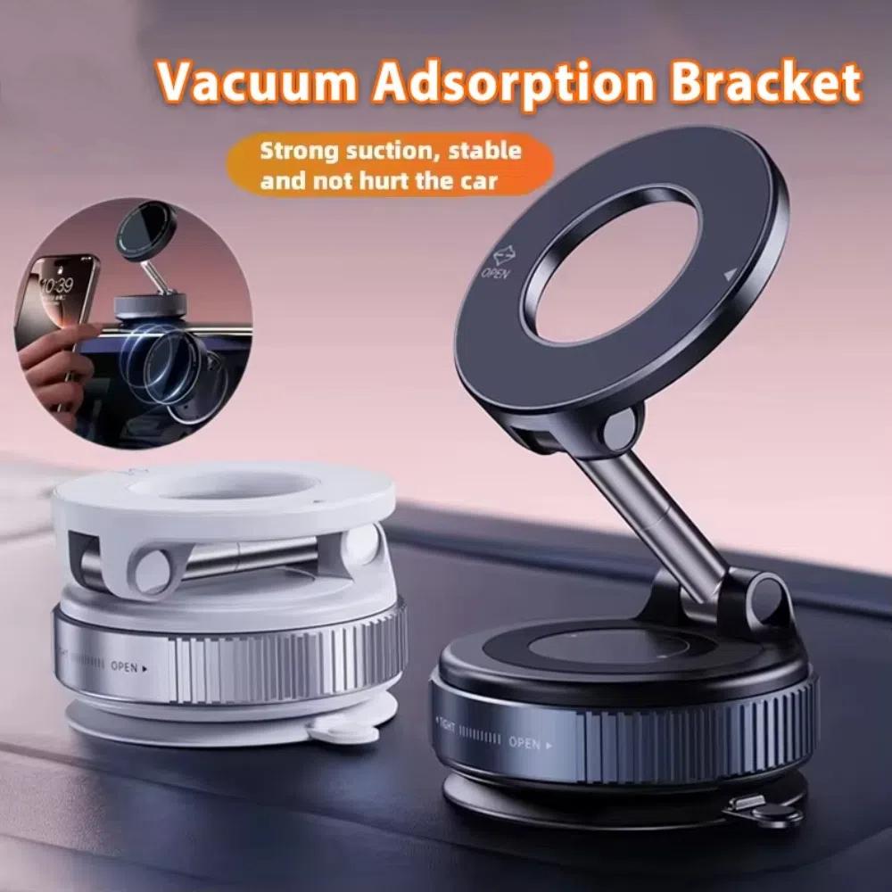 Vacuum Magnetic Cell Phone Holder Foldable Car Phone Holder Fashion Strong Suction Stand  Car