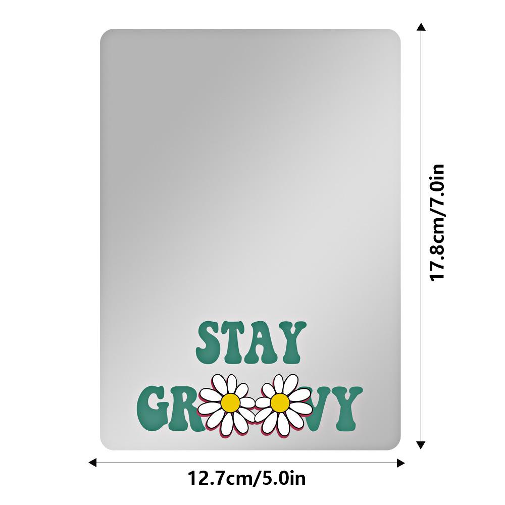 Silné magnetické zrcadlo do skříňky pro školu, kancelář, koupelnovou skříňku, lednici, akrylové zrcátko na líčení, dárek pro dospívající dívky