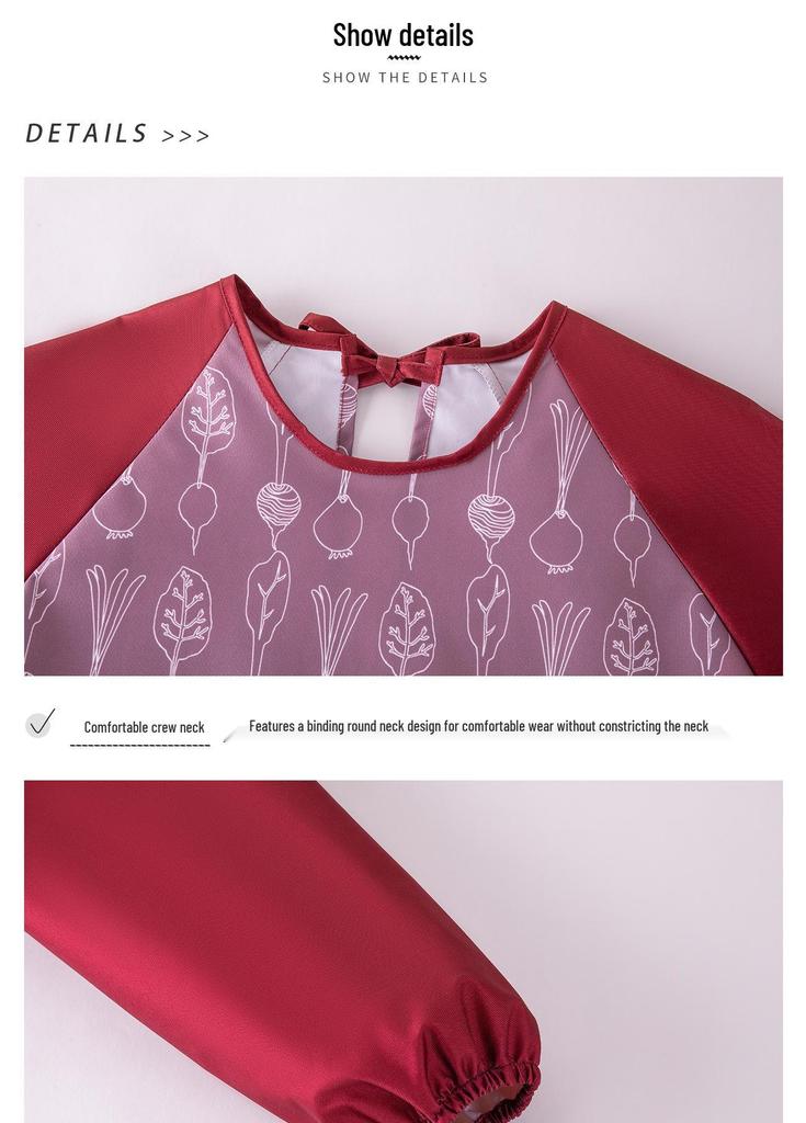 Damen Langarm Wasserdichte & Ölbeständige Küchen-Overalls