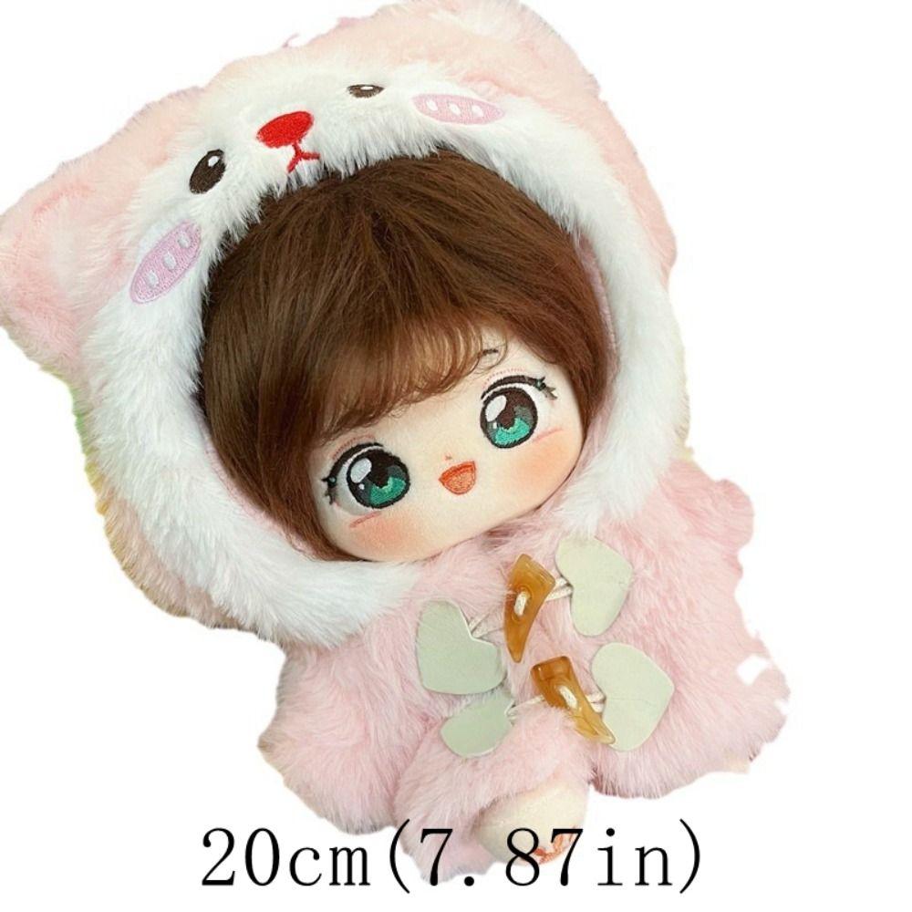 Cartoon Cat 20cm Cotton Doll Clothes Plush Coat No Attributes Dolls Clothes  Doll Accessories