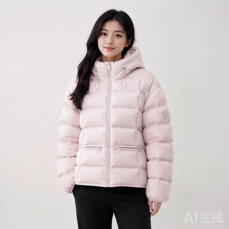 Women Hooded Puffer Coat Thick Warm Loose Fit Winter Outerwear