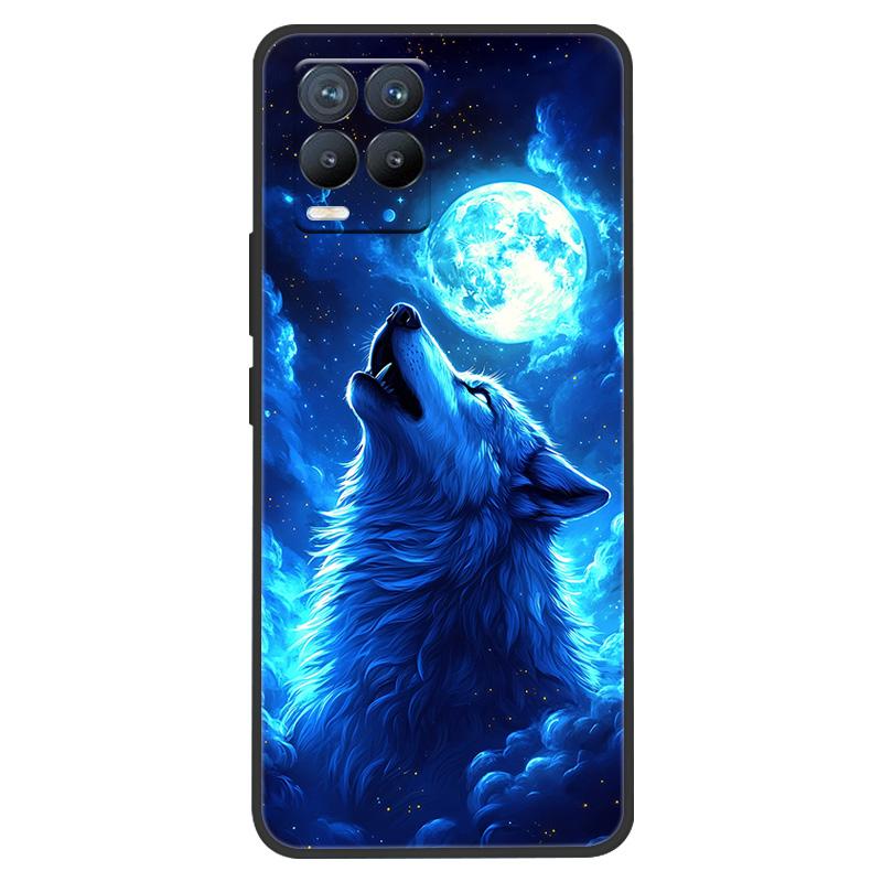 Funda para Realme 8 Pintura de Mármol Suave Mate Silicona Trasera para Realme 8 Pro 8i Realme8 4G RMX3085 Carcasa Completa para Teléfono Linda