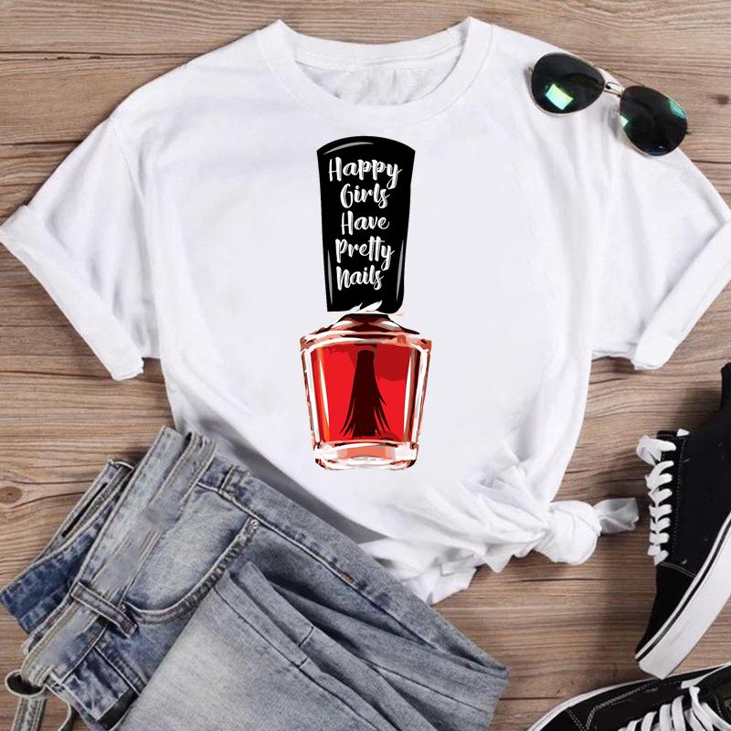Women Lip Watercolor Sexy Lip Sweet Print T Shirt Female Graphic Top Short Sleeve Fashion  Summer Tshirts Casual Tee T-Shirt