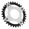 104BCD Gear Adapter Aluminum Alloy 32T Chain Wheel CNC Cutting Bike Chainring for BBS01 Electric Bike Mid Drive Motor