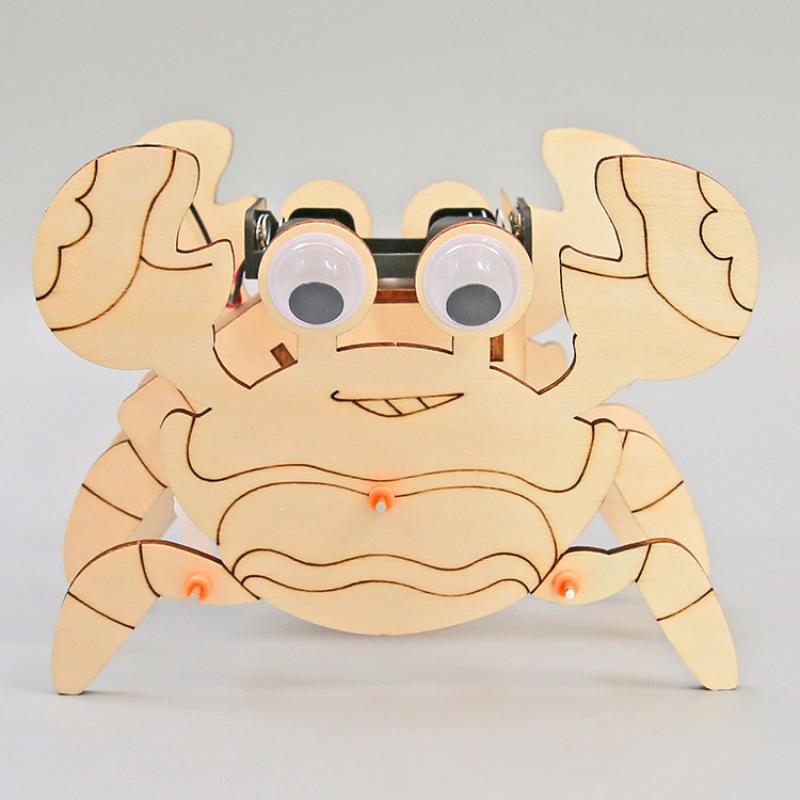 Scientific Experiment DIY Bionic Mechanical Crab Children's Handmade Toys Physical Materials Technology Small Production