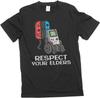 Men's Funny Video Gaming Classic Gamer T-Shirt Respect Your Elders Gaming Tee