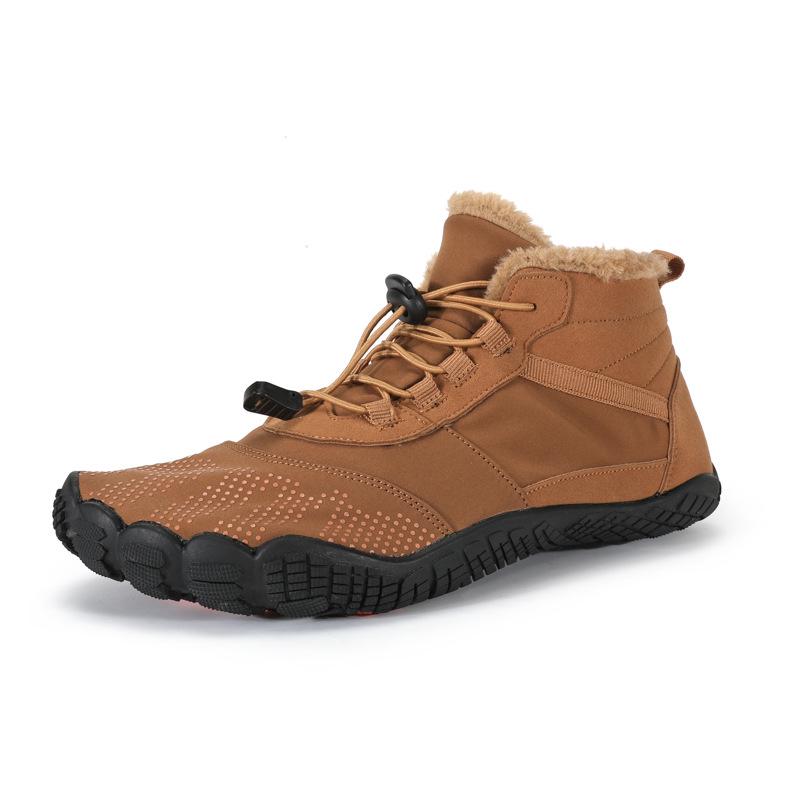 Couples' Winter Warm Five-Finger Non-Slip Waterproof Hiking and Cycling Shoes