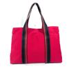 HERMES Toroca Horizontal MM Bag Tote Bag Shoulder Bag Canvas Red/Black