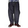 Kojima Jeans Relax Balloon Cropped Vertical Sarouel Bike Pants, Stretch, Makuake, Men's Pants, Indigo, LX-105-Indigo-L