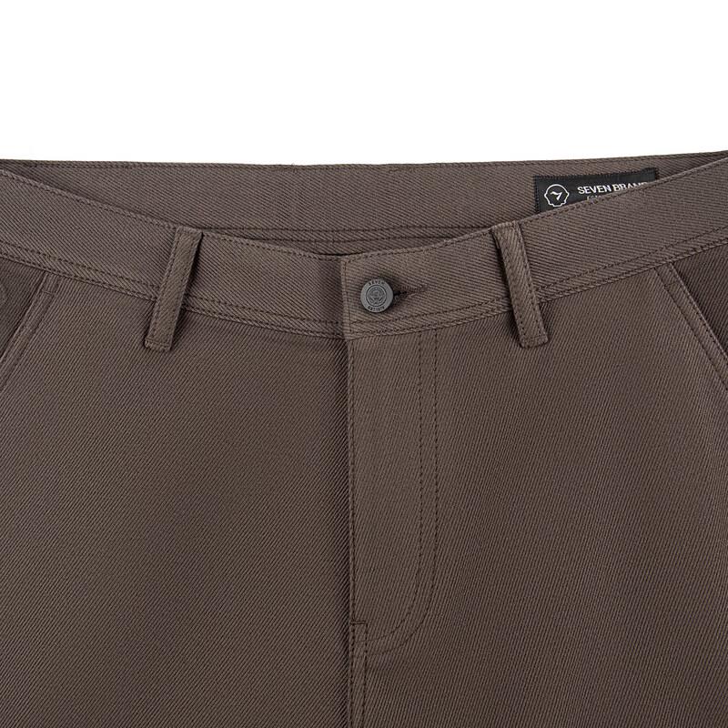Qipai Herren Twillhose aus Wollmischung