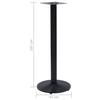 Bistro Table Base Black Ø43 X 107 Cm Cast Iron