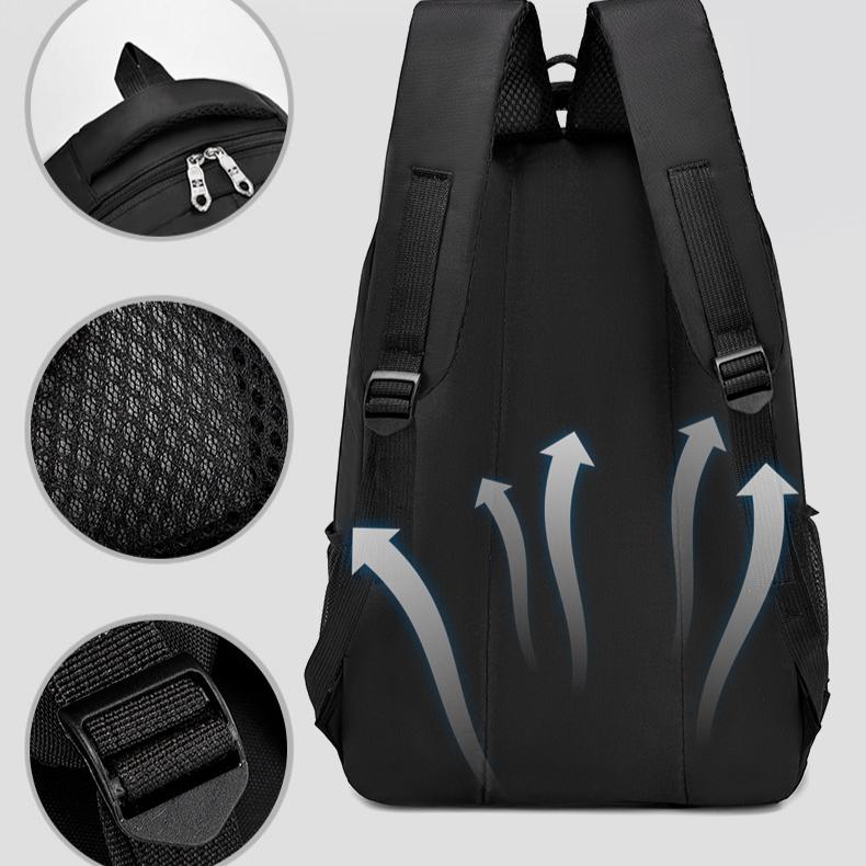 Backpack Trendy Student Backpack Travel Backpack Korean Edition Men's and Women's Business Leisure Computer Bag