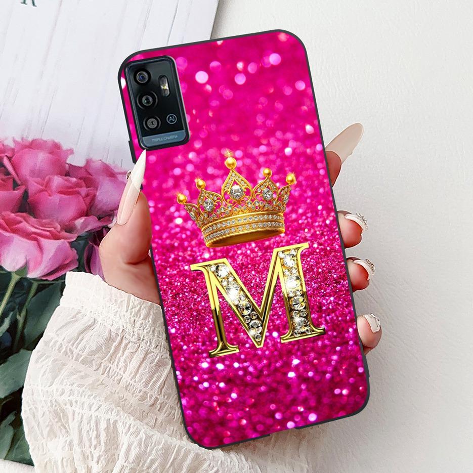 For ZTE Blade A71 Case A7030 Stylish Lettres Cover Soft TPU Phone Case For ZTE Blade A51 A 71 BladeA51 BladeA71 Back Cover Coque