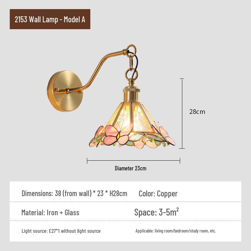 

Vintage French Butterfly Pendant Lights for High-End Restaurants and Bars Full Spectrum Three-Color Light