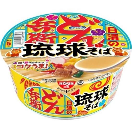 Donbei Ryukyu Soba 79g12 stycken Nissin Foods koppnudlar udon snabbnudlar Okinawa bonitobuljong