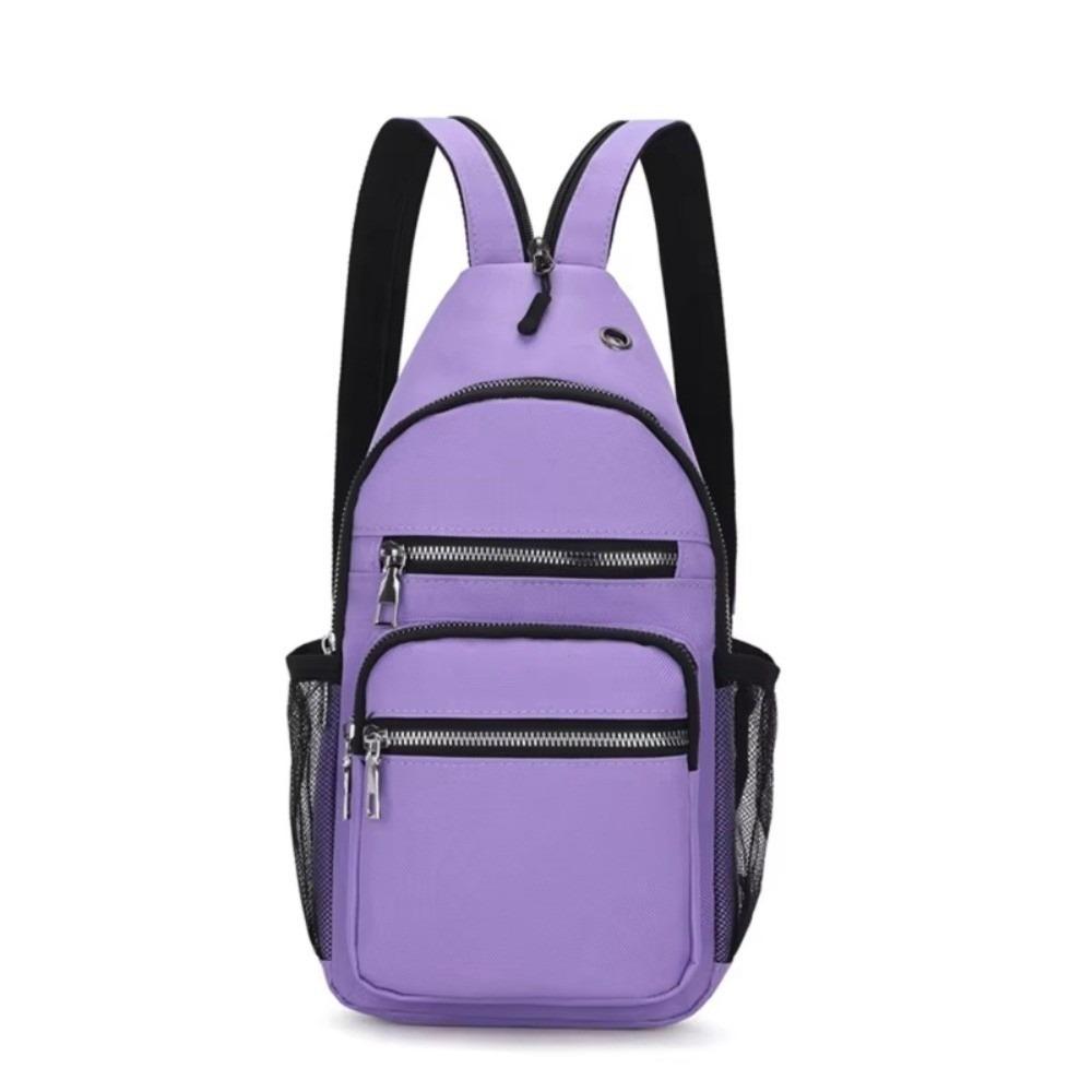 Multipurpose Small Size Sling Backpack Multiple Pockets Waterproof Messenger Bag Lightweight Crossbody Bag Unisex