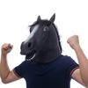 Horse Head Mask Animal Headdress Role Play Unicorn Mask Spoof Props (Dark Horse)