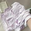 Women's Summer Tencel Cotton Pajama Set with Bra: New 2025 Short Sleeve Three-Piece Loungewear.