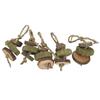 5Pcs Rabbit Chewing Grass Cake Skewers Safe Healthy Pet Snacks Toys for Pet Rabbits Hamster