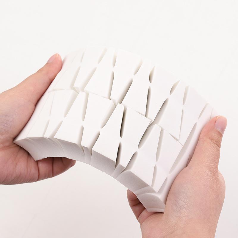 24Pcs Makeup Puff Triangle Face Foundation Cosmetic Women Beauty Makeup Wedges Sponge Wet and Dry Use