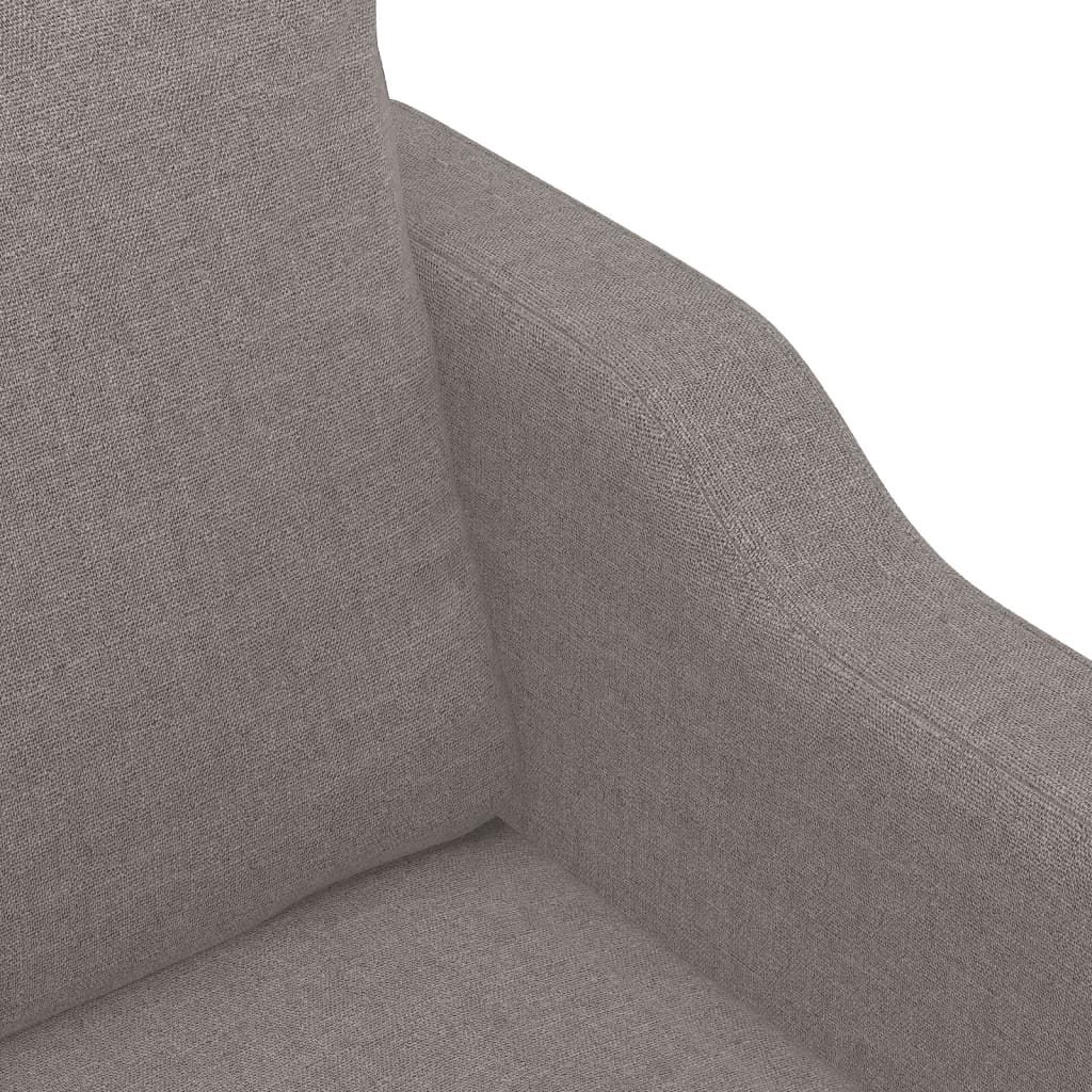 Vidaxl Armchair, Taupe, 60 Cm, Upholstered In Fabric