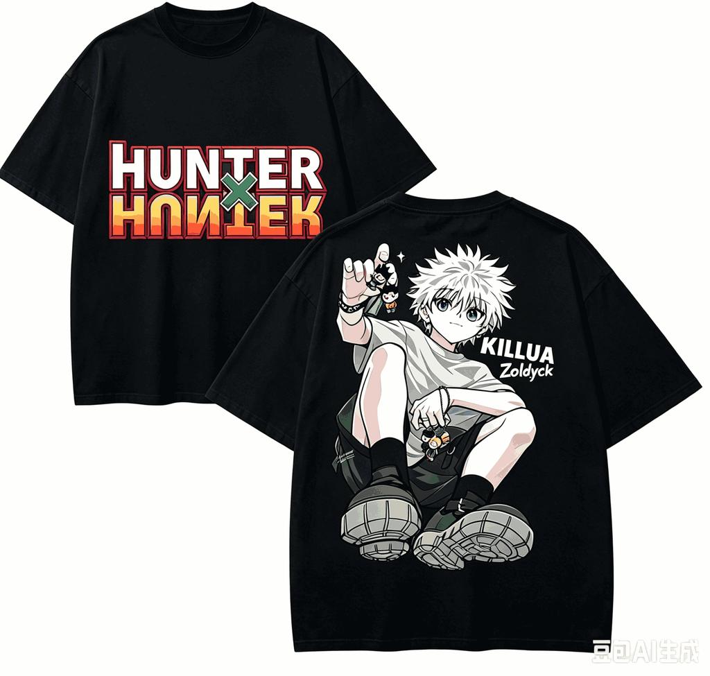 Hunter X Hunter Anime Lover TShirt Harajuku Cotton NewModel High Street Oversized Unisex Soft Short Sleeves Classic Breathable
