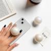 Wind Crystal Ball Large Pearl Glitter Mobile Phone Airbag Bracket Retractable Back Sticker Air Cushion Support Niche