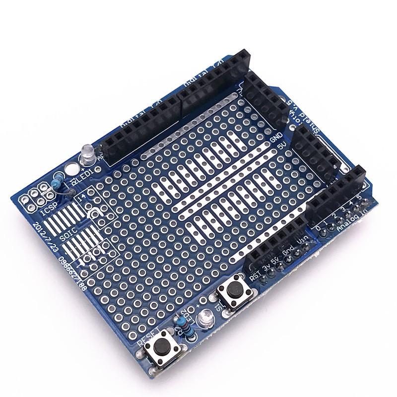 Scheda di Espansione Smart Car ProtoShield con Kit di Sviluppo Mini Breadboard