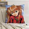 Asuka Langley Soryu Asuka Anime Girl Pillow Case Pattern Printed Pillowcase For Living Room Sofa Cushion Cover