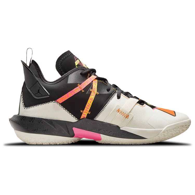 Air Jordan Why Not Zer0.4 Shattered Backboard Men Sneakers Orange Pale-Ivory Black DD4887-100