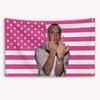 EEminem Amerikanische Flagge Banner Benutzerdefinierte Flachbedruckte Wandteppich Außen- und Innendekoration für Friseursalon Garage Haus