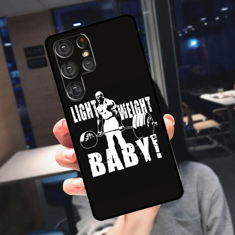 

Bodybuilding Gym Fitness Case For Samsung Galaxy S23 S22 S21 Ultra S20 FE Note 10 20 S8 S9 S10 Plus Phone Cover Galaxy S20 Plus