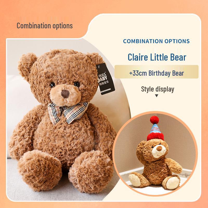 Genuine Super Soft Hugging Teddy Bear Plush Toy - Perfect Qixi Gift for Girlfriend